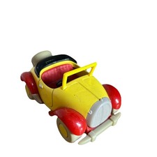 Corgi Toyland Cars. Noddys Car yellow & red push along - headlights missing