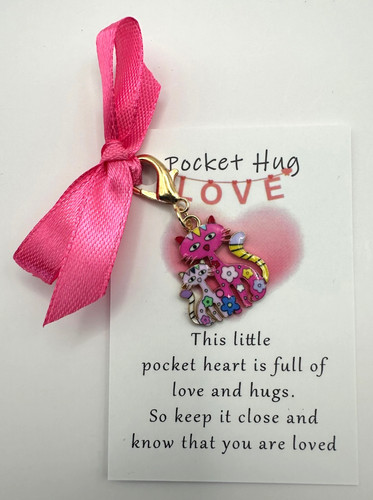 Gold tone pink - gold-tone, floral