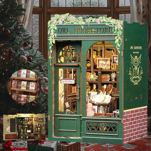 Book nook wooden puzzle - book,