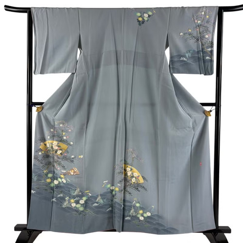 Vintage japanese silk kimono - vintage,