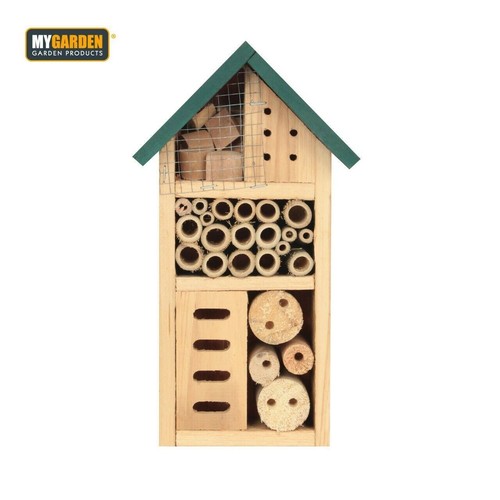 Wooden insect house - wooden,