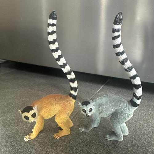 Vintage ring tailed lemur pair - vintage,