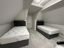 2x Unused Grey Divan Double