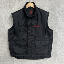 Snap On Tools Gilet Large Body Warmer Black Fleece Heavy Duty Garage