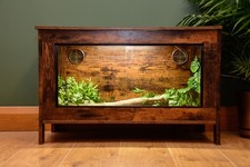 Dark Wood Vivarium/Tortoise