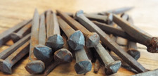 25 X  STEEL  ROSEHEAD NAILS