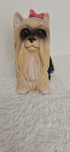 Vynil plastic yorkie dog piggy - dog,