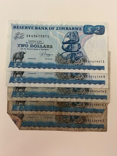 Dollars zimbabwe banknote - zimbabwe,