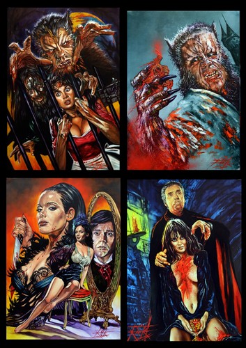 Hammer horror mounted mini - horror,