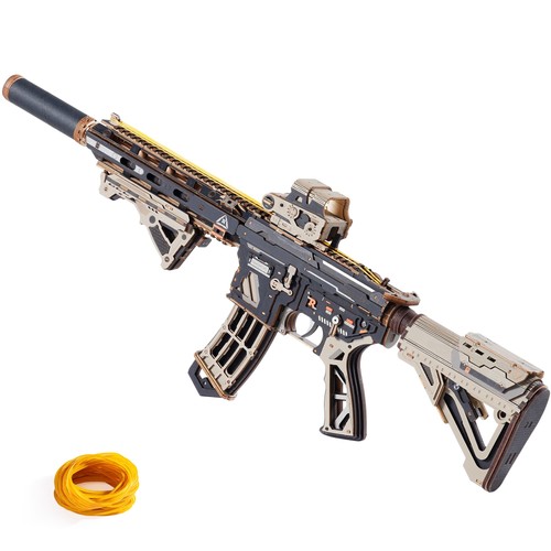 Rokr wooden puzzle m416 - wooden,