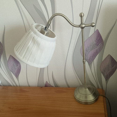 Pewter bronze bedside - x,