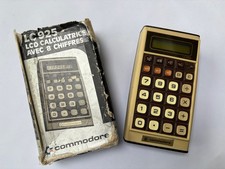 LC925 'Vintage' Commodore Calculator; 1975; with original box; still works