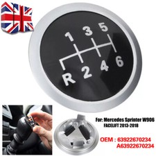 Gear Stick Knob Cover 6-Speed For Mercedes Sprinter W906 Facelift Vito W639 UK