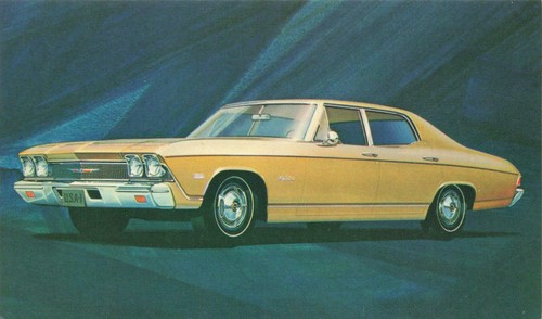 Postcard chevelle malibu - postcard,
