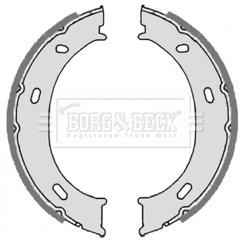 Handbrake brake shoe set for - brake,