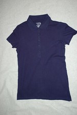 Womens NAVY BLUE S/S POLO