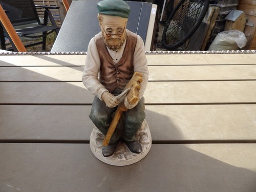 Ceramic figurine old man - ceramic, of