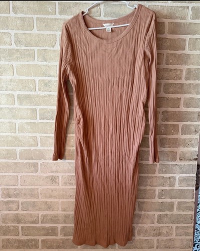 Size large ribbed long - size,
