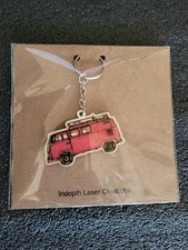 Camper van keyring for keys