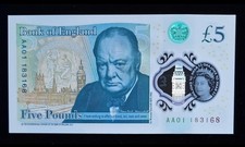 UNC AA01 First Run £5 Five