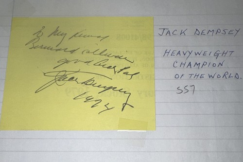 Jack dempsey american boxer - jack,