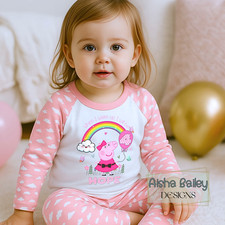Girls' Personalised Peppa Pig Birthday Pyjamas - When I Wake Up Peppa Pig, 6M-10