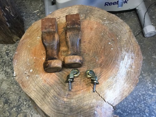 Vintage wingback chair castors