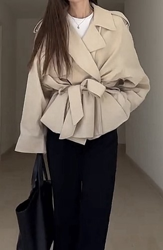 Zara oversized short trench - zara,