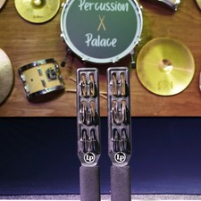 Latin Percussion LP180 Steel Jingles - Black (Pair)