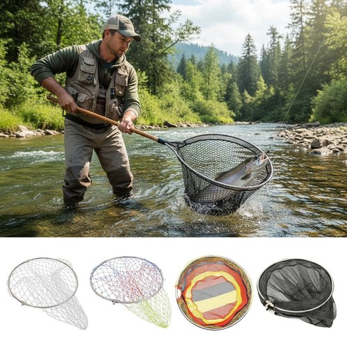 Stainless steel landing net - stainless,