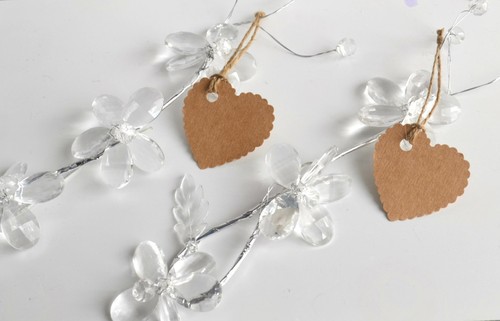Kraft card love - love, hearts