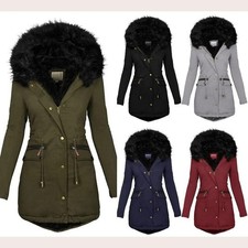 Ladies Womens Winter Parka