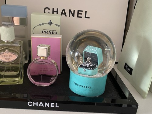 Tiffany snow globe - &,