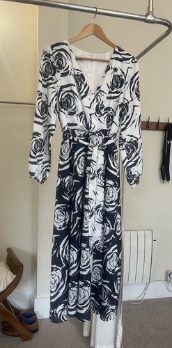 Dark navy and - and, white