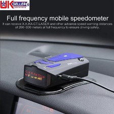 New Car Radar 16 Band V7 GPS Speed Police Safe Detector Voice Alert Laser 360°