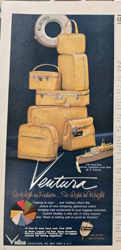 1962 ventura luggage suitcase - 1962,