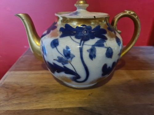 Antique teapot burslem - antique,