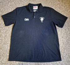 BARBARIANS Rugby Cotton Traders Black White Polo Shirt - UK Size: EXTRA LARGE