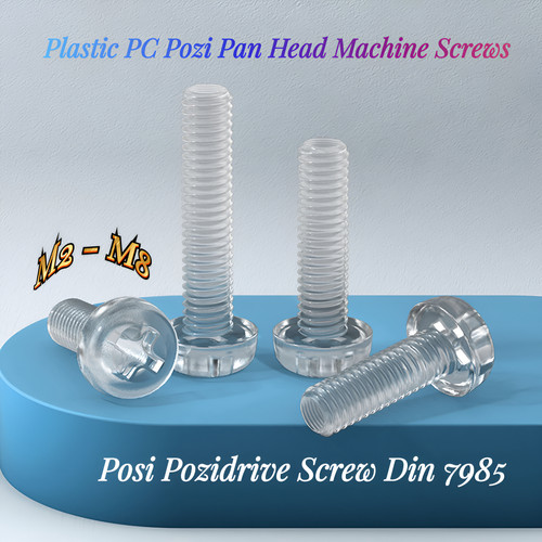 Plastic pc pozi - m8,