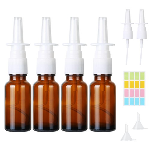 4pcs nasal spray bottle - bottle, glass