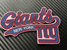 New York Giants NFL American Football Embroidered Iron On Patch 10cm x 7cm