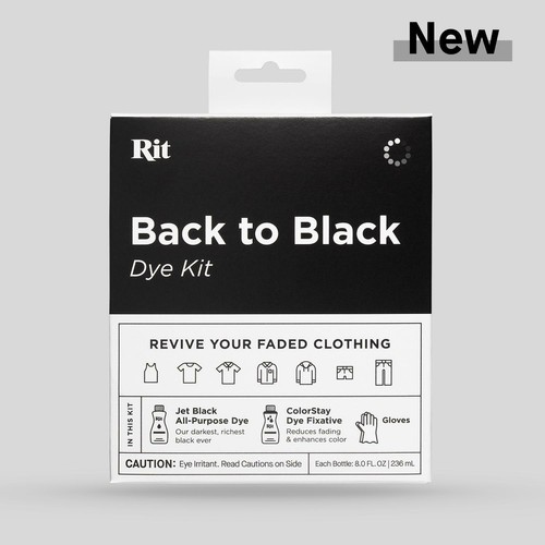 Rit back black dye kit - rit,