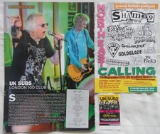 UK SUBS : CUTTINGS COLLECTION