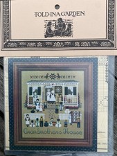 Told in a Garden Cross Stitch