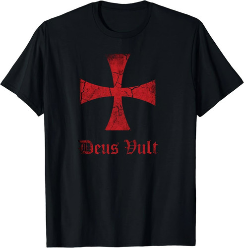 Distressed deus vult knights - distressed,
