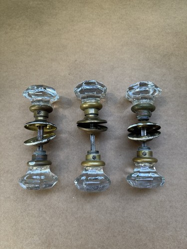 Six vintage antique glass - vintage,