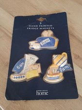 Three Retro Hand Painted