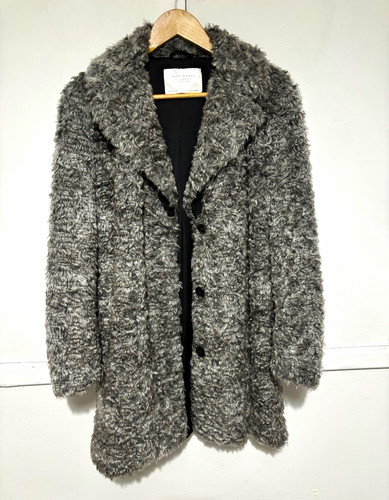Zara woman grey faux fur - zara, teddy