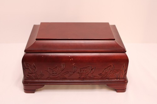 Solid cherry wood carved - solid,