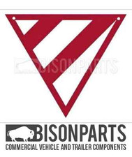 ABNORMAL LOAD PROJECTION MARKER BOARD FRONT or REAR 610x680x680MM METAL SINGLE